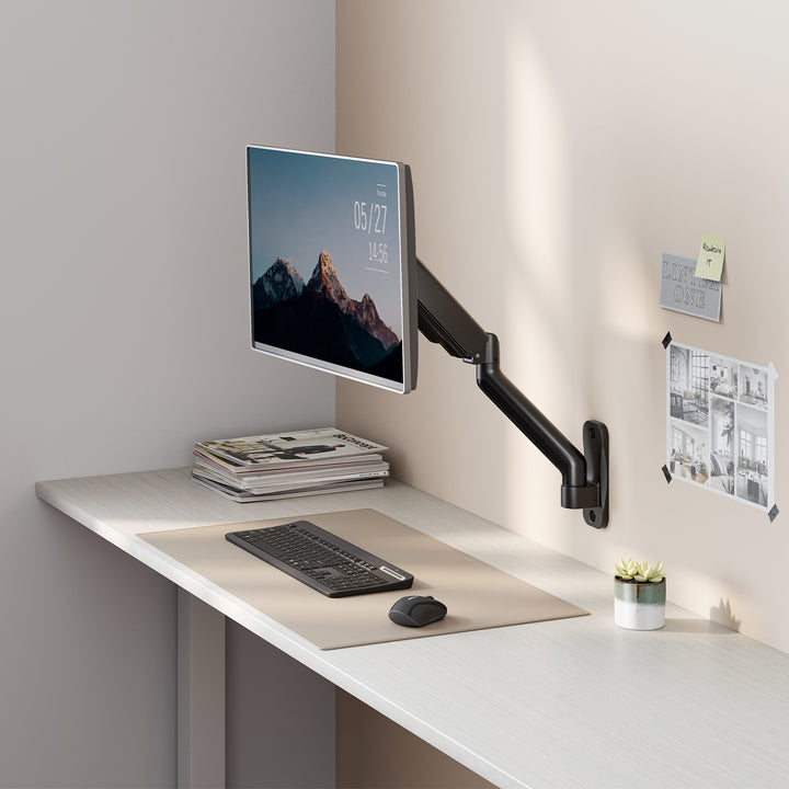 Supporto a parete per monitor a doppio braccio Maclean, 17-32", 9 kg max, MC-332