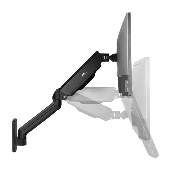 Supporto a parete per monitor a doppio braccio Maclean, 17-32", 9 kg max, MC-332