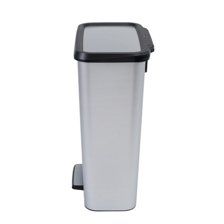 Cestino Curver, Compatta con pedale, capacità 50, inox