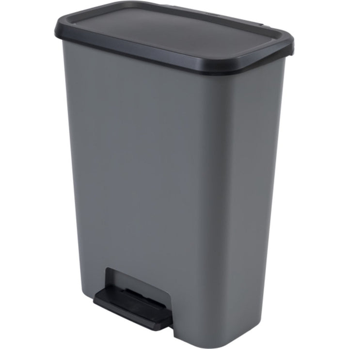 Cestino Curver Compatta con pedale, capacità 50l, colore grigio