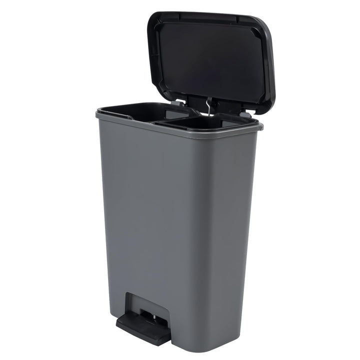 Cestino Curver, con pedale, capacità 2x23 l, Compatta Duo