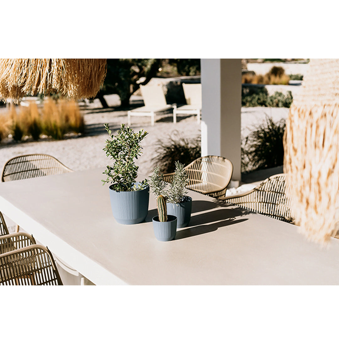 Prosperplast vaso da fiori Ryfo, vaso moderno per piante da interno ed esterno, antracite resistente ai raggi UV, ⌀ 69 mm