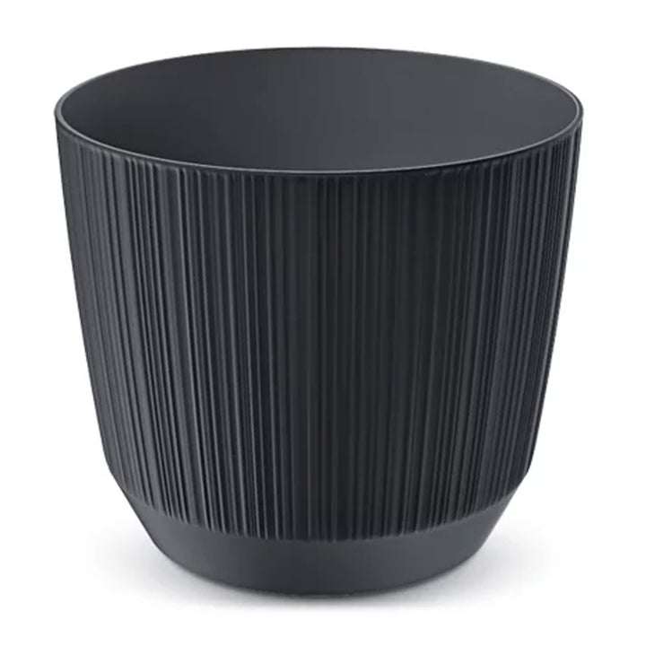 Prosperplast vaso da fiori Ryfo, vaso moderno per piante da interno ed esterno, antracite resistente ai raggi UV, ⌀ 69 mm