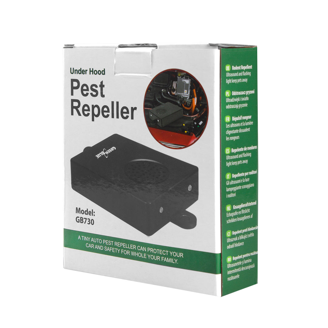GreenBlue GB730 deterrente ad ultrasuoni per roditori, martore, da auto 45m2