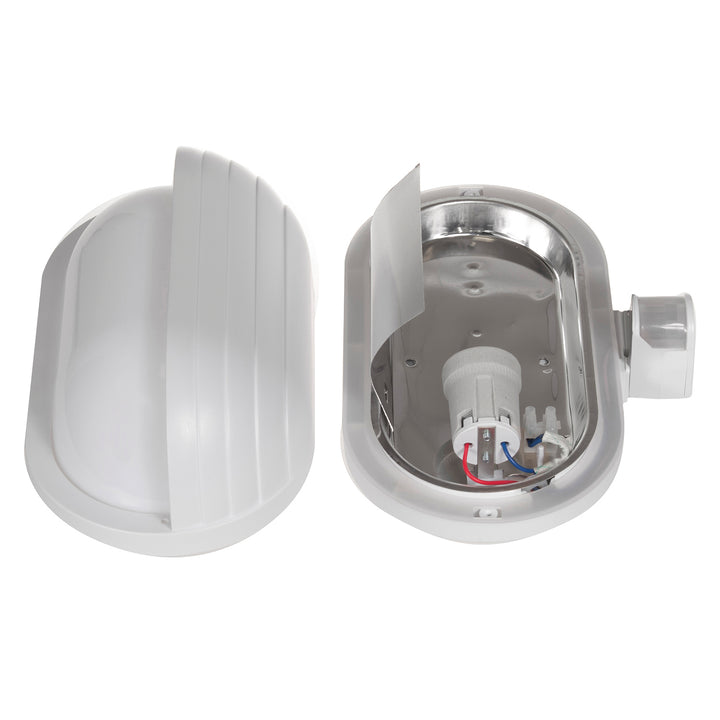 Apparecchio a parete Maclean, con sensore PIR, max. 60W, 180°, MCE33 W + LED 11W
