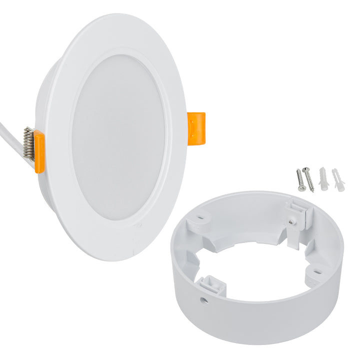 Pannello da soffitto Maclean LED, montaggio ad incasso SLIM, 9W, bianco neutro 4000K, 120*26mm, 900lm, MCE371 R + adattatore per montaggio a superficie MCE376 R