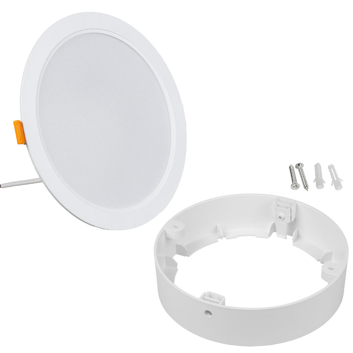 Pannello da soffitto Maclean LED, montaggio ad incasso SLIM, 18W, bianco neutro 4000K, 170*26mm, 1800 lm, MCE372 R + adattatore per montaggio a superficie MCE377 R