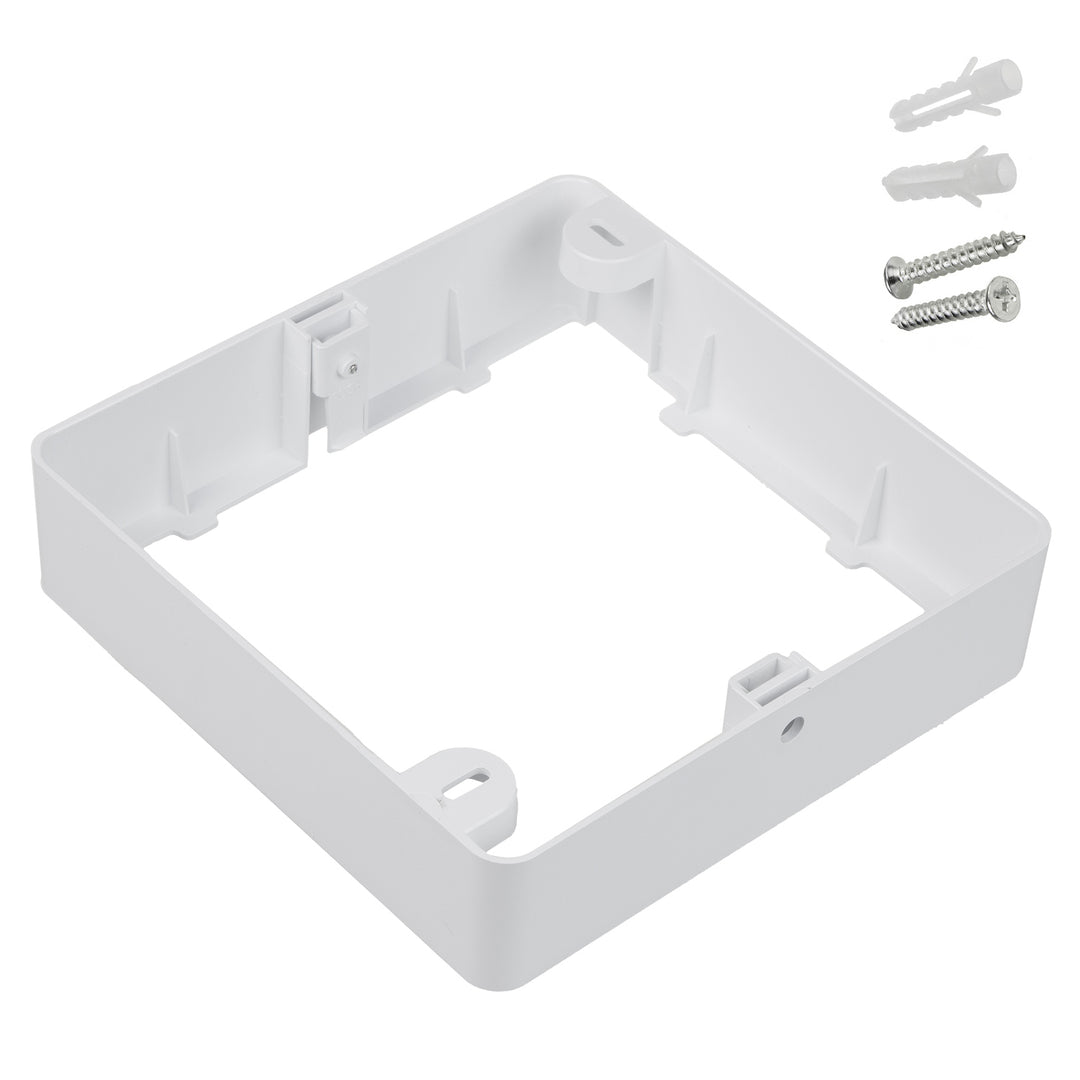 Pannello da soffitto Maclean LED, montaggio ad incasso SLIM, 18W, bianco neutro 4000K, 170*170*26mm, 1800lm, MCE374 S + adattatore per montaggio a superficie MCE379 S