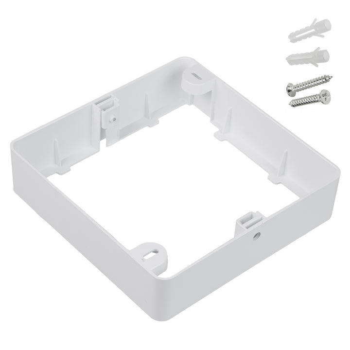 5x Pannello a soffitto Maclean LED, montaggio a incasso SLIM, 18W, bianco neutro 4000K, 170*170*26mm, 1800lm, MCE374 S + adattatore per superficie MCE379 S