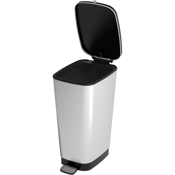 Cestino  Kis Chic, con pedale, guarnizione in gomma, metallizzato, 30 litri