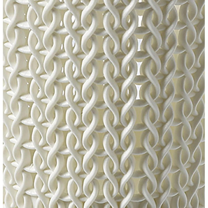 Cesto per biancheria Curver, 2 manici, 40l, crema, Knit