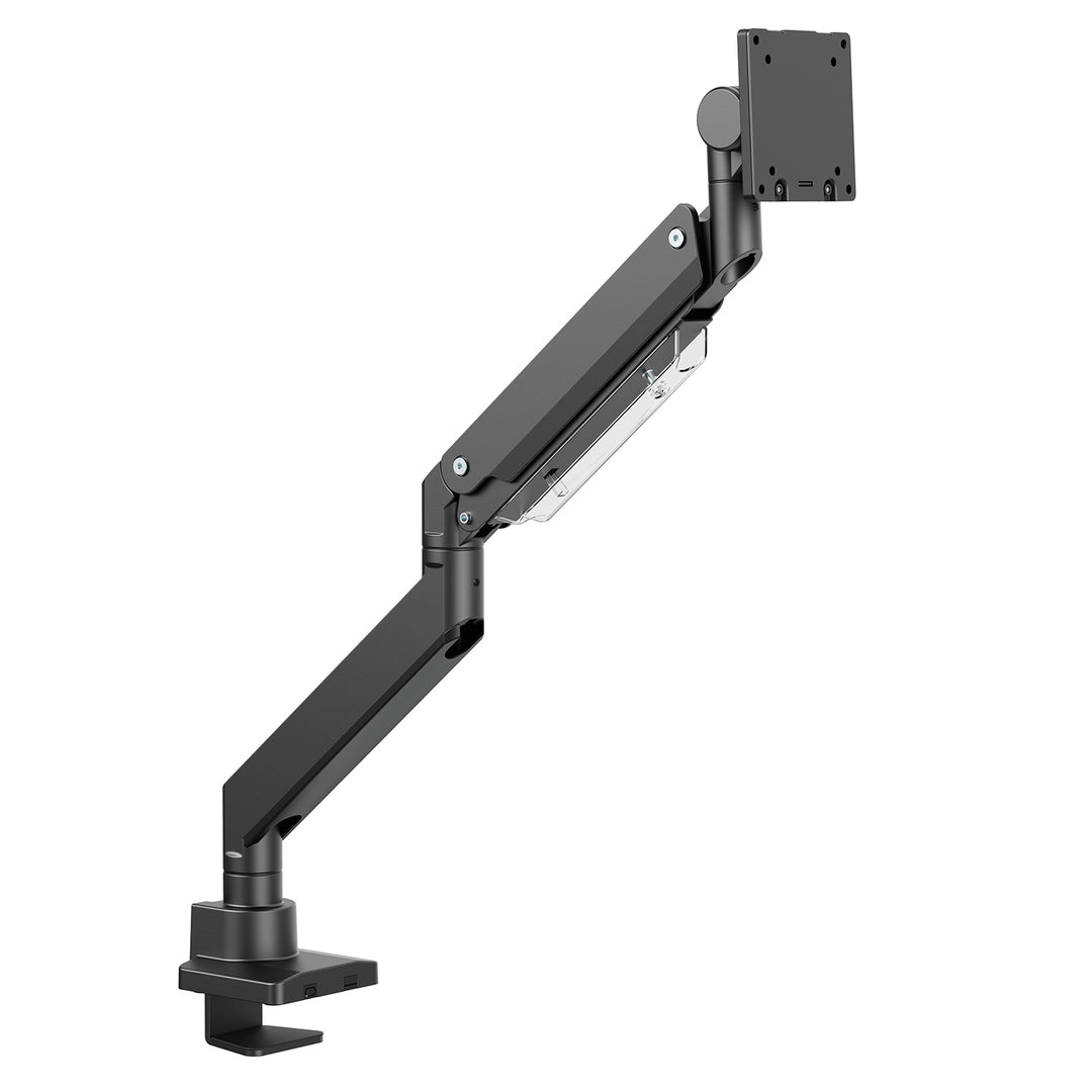 Maclean MC-968 supporto per monitor a doppio braccio con molla a gas 17-57 pollici 27kg