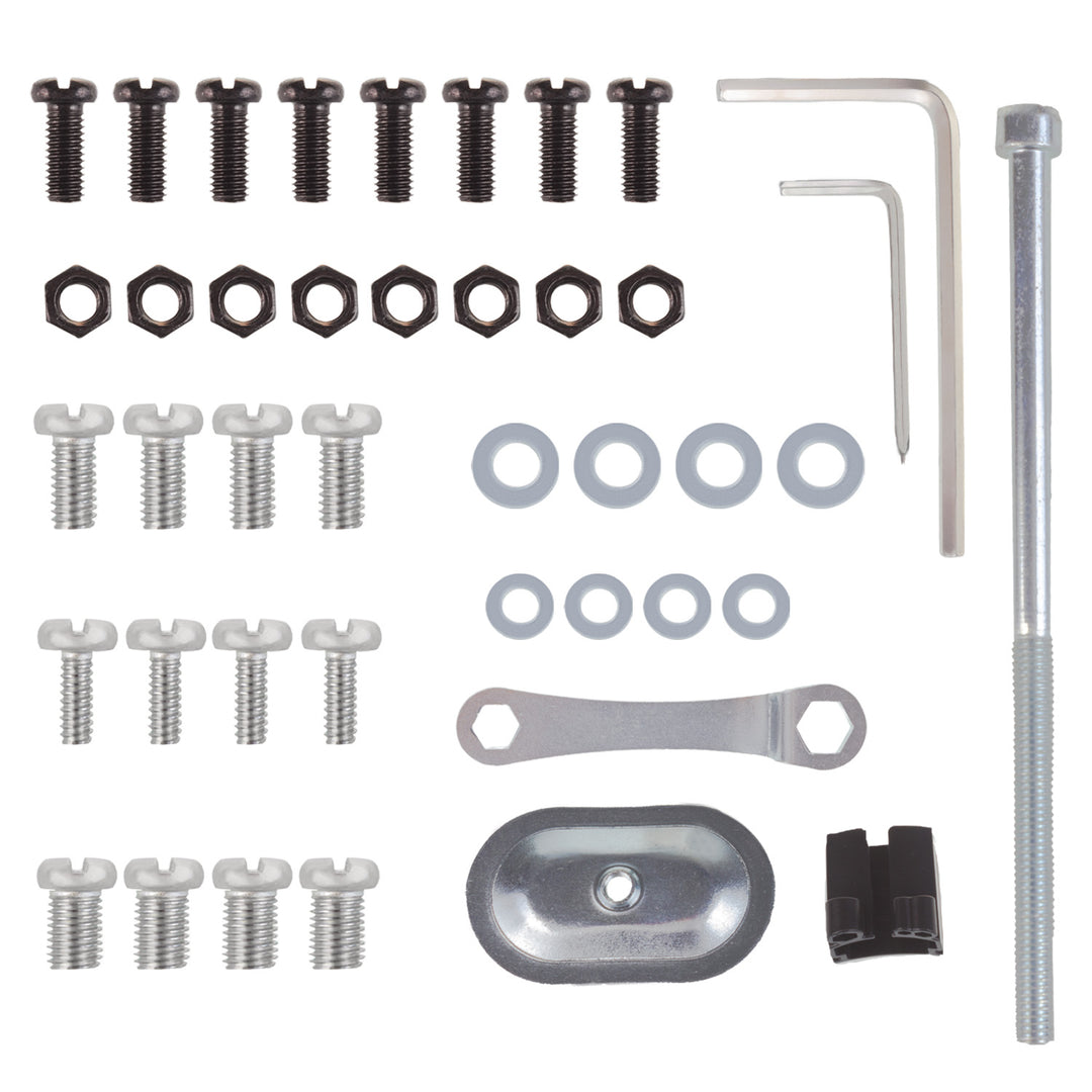 Maclean MC-968 supporto per monitor a doppio braccio con molla a gas 17-57 pollici 27kg
