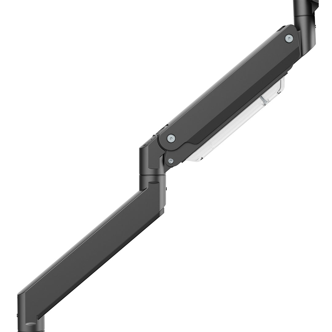 Maclean MC-968 supporto per monitor a doppio braccio con molla a gas 17-57 pollici 27kg