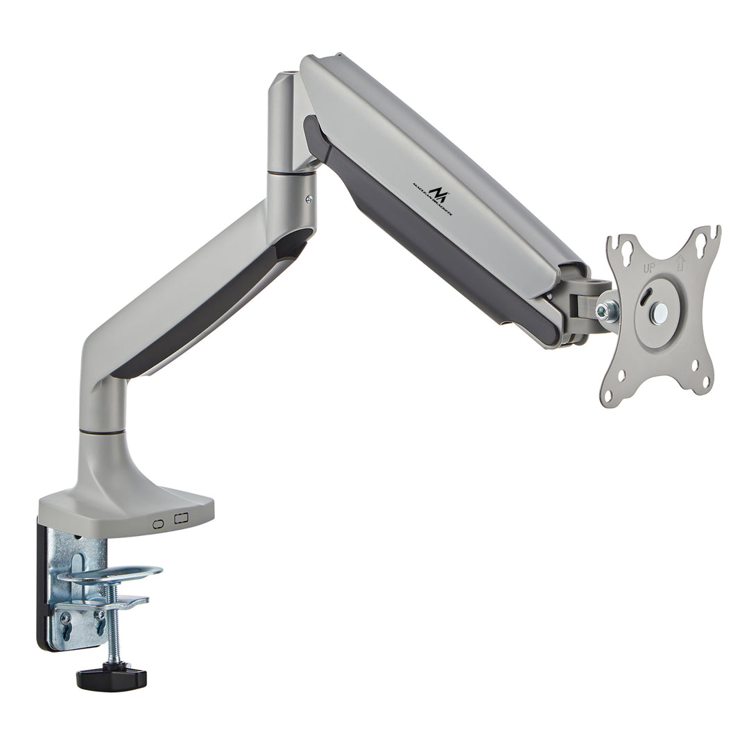 Supporto per monitor Maclean, doppio braccio, con molla a gas, 17"-45", 16 kg, MC-969