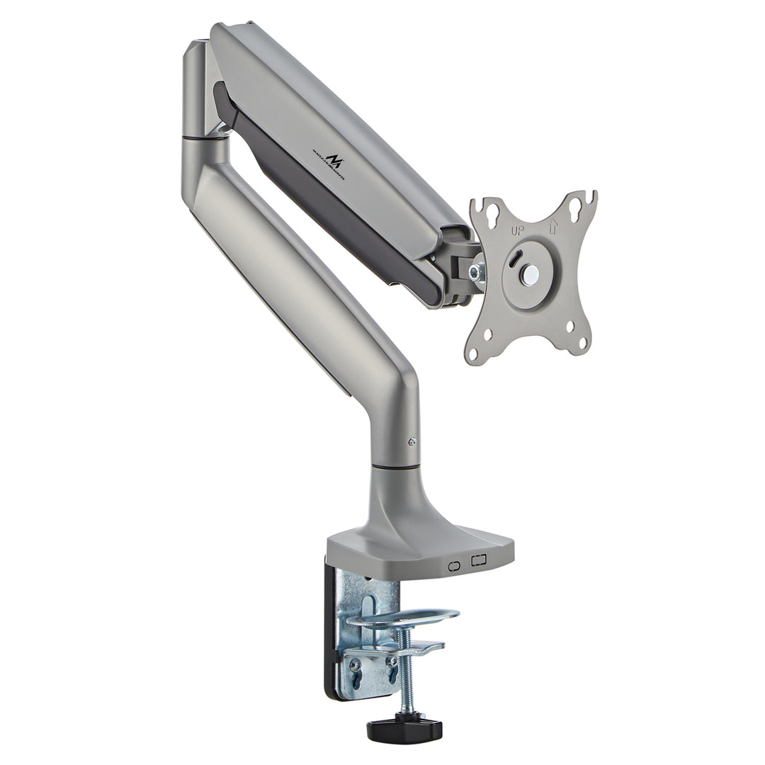 Supporto per monitor Maclean, doppio braccio, con molla a gas, 17"-45", 16 kg, MC-969
