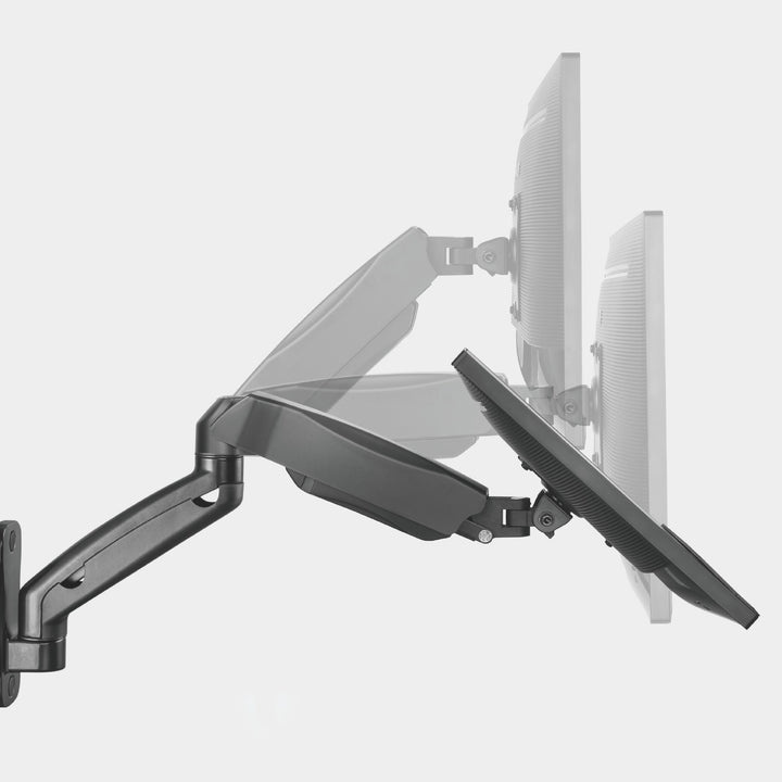 Supporto a parete per monitor Maclean, 17-32'', 9 kg max, molla meccanica, MC-979