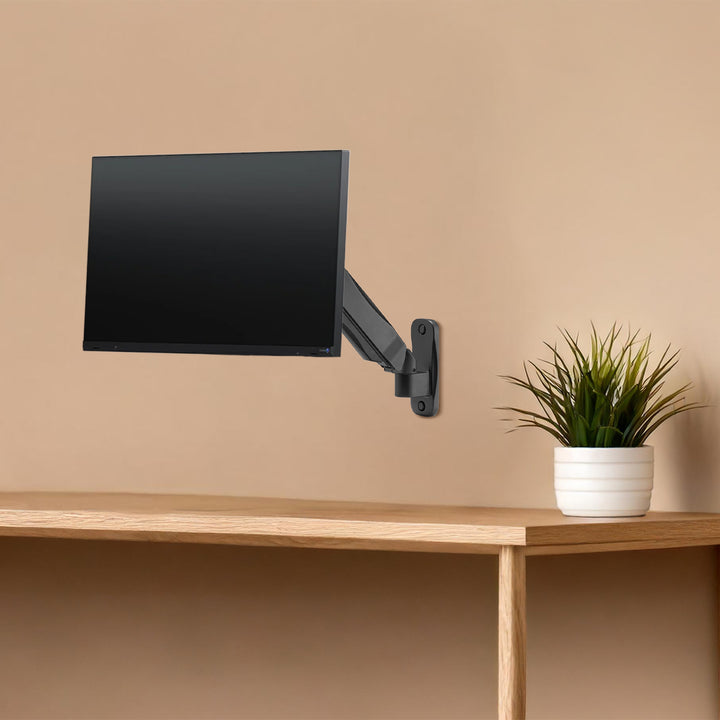 Supporto a parete per monitor Maclean, 17-32'', 9 kg max, molla meccanica, MC-979