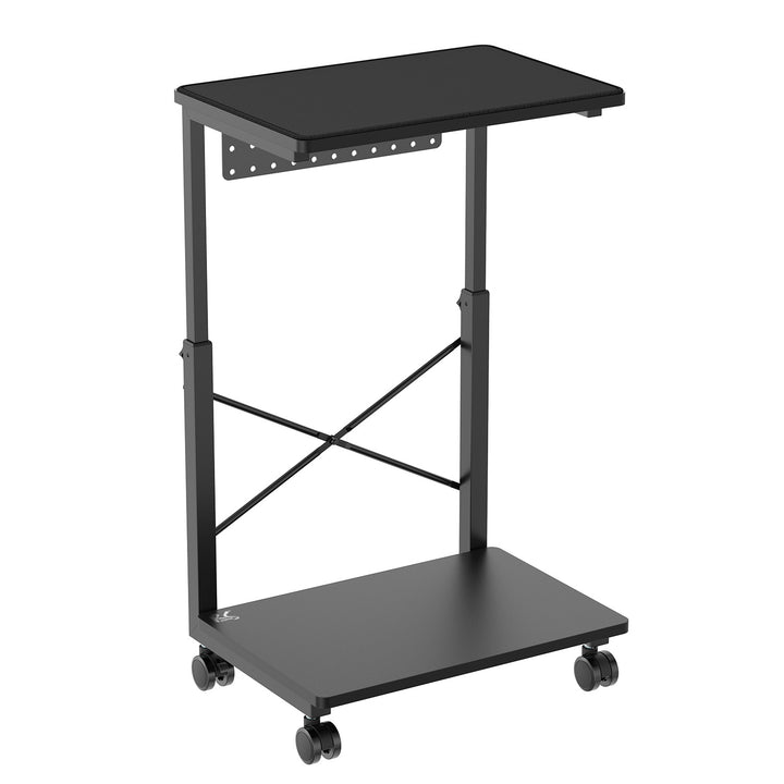 Carrello portacomputer con ripiano NanoRS, 80 kg max, altezza regolabile 550~850 mm, RS430