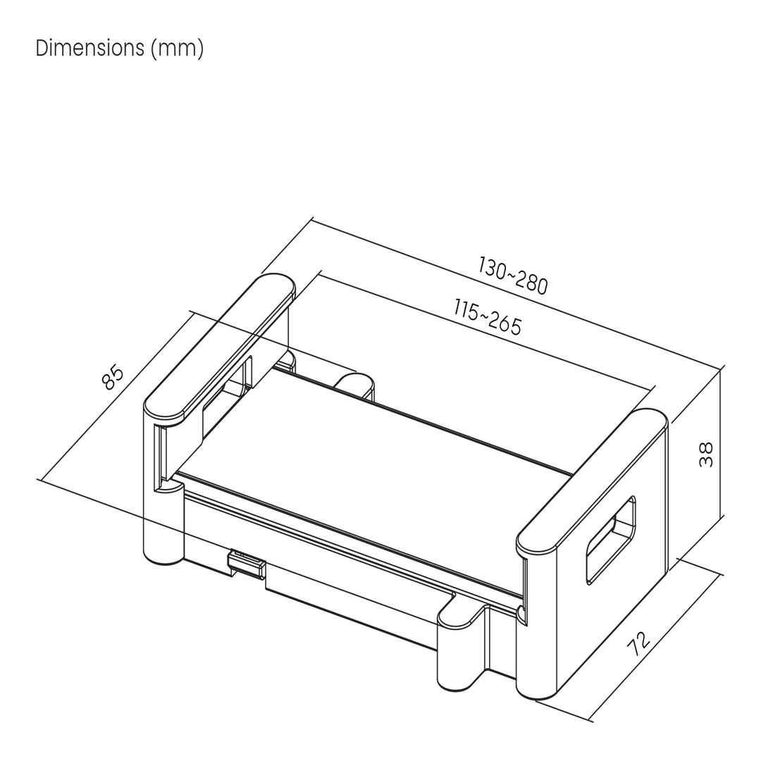 Maclean MC-991 Supporto universale per tablet Montaggio su VESA  Compatibile con 4,7-15 pollici