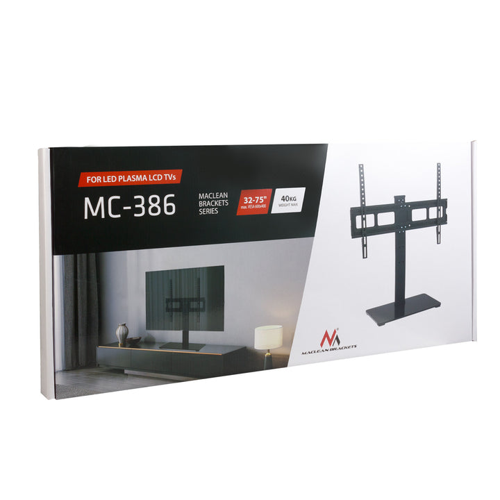 Supporto TV universale Maclean per mobile RTV supporto max 40kg max VESA 600x400 per TV 32-75" MC-386