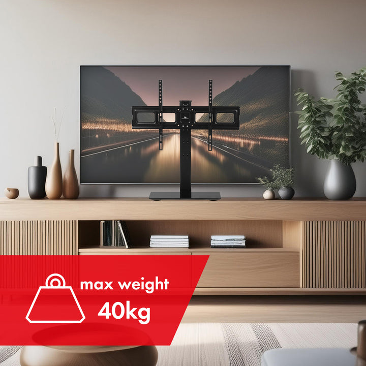 Supporto TV universale Maclean per mobile RTV supporto max 40kg max VESA 600x400 per TV 32-75" MC-386