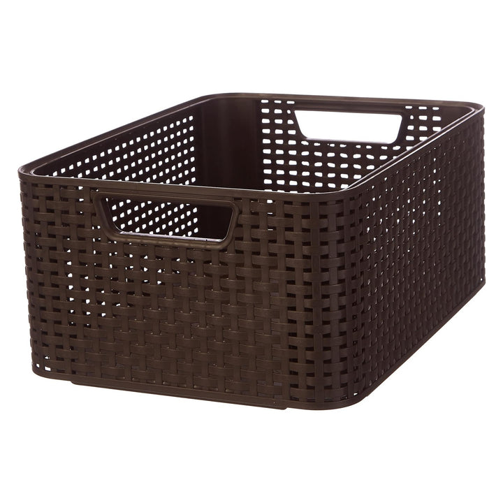 Cestino Curver, multiuso, 18 litri, marrone scuro, Style M