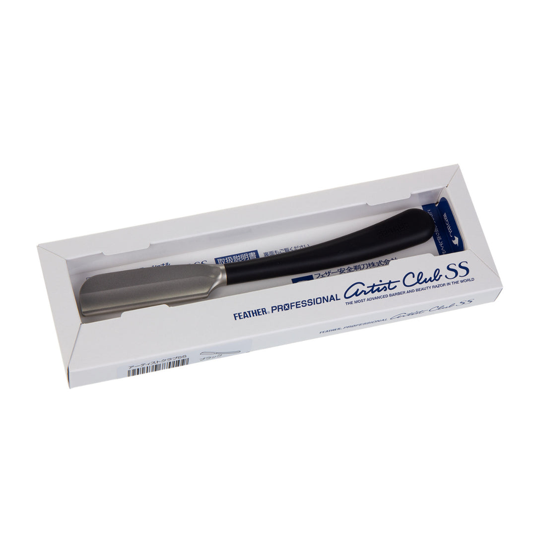 Rasoio a piuma, lama di rasoio, stile giapponese, Professional Artist Club Black