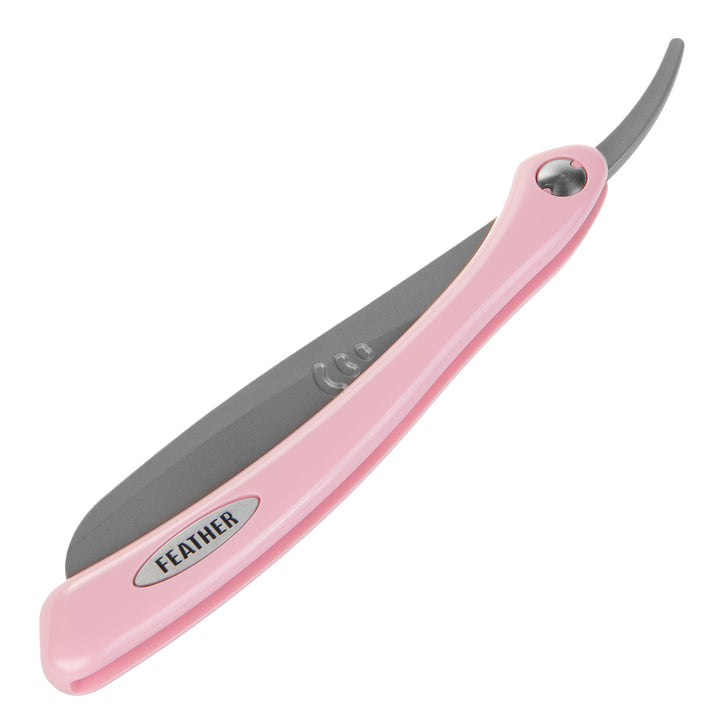 Rasoio a piuma, lametta, manico rosa, Professional Artist Club ACSR-RP
