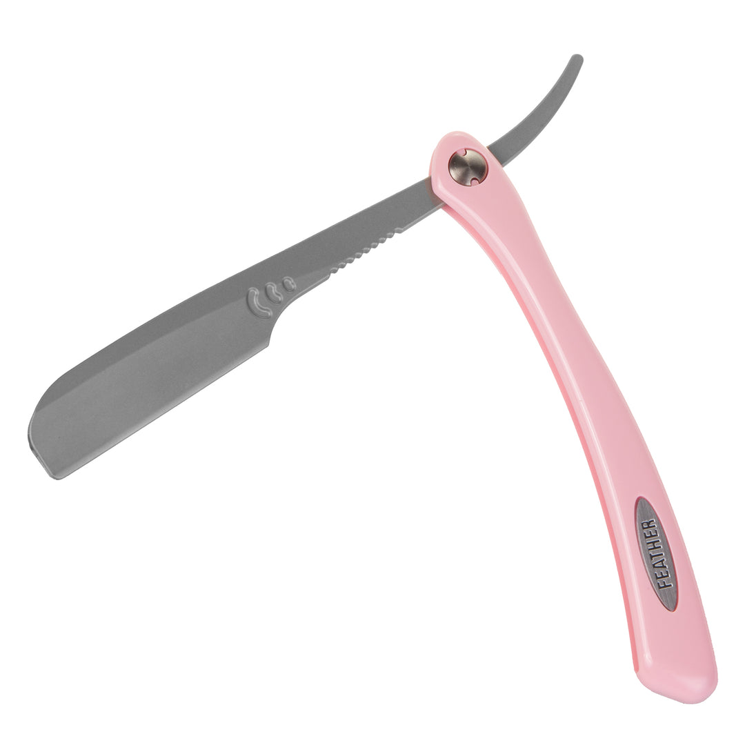 Rasoio a piuma, lametta, manico rosa, Professional Artist Club ACSR-RP