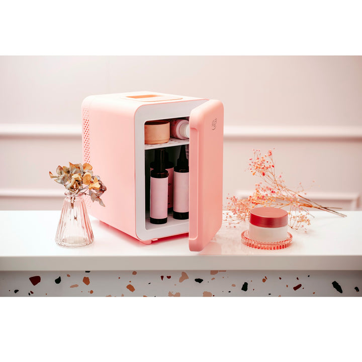 Frigorifero portatile Adler, raffreddamento e riscaldamento, per casa e auto, 4L, rosa, AD 8084
