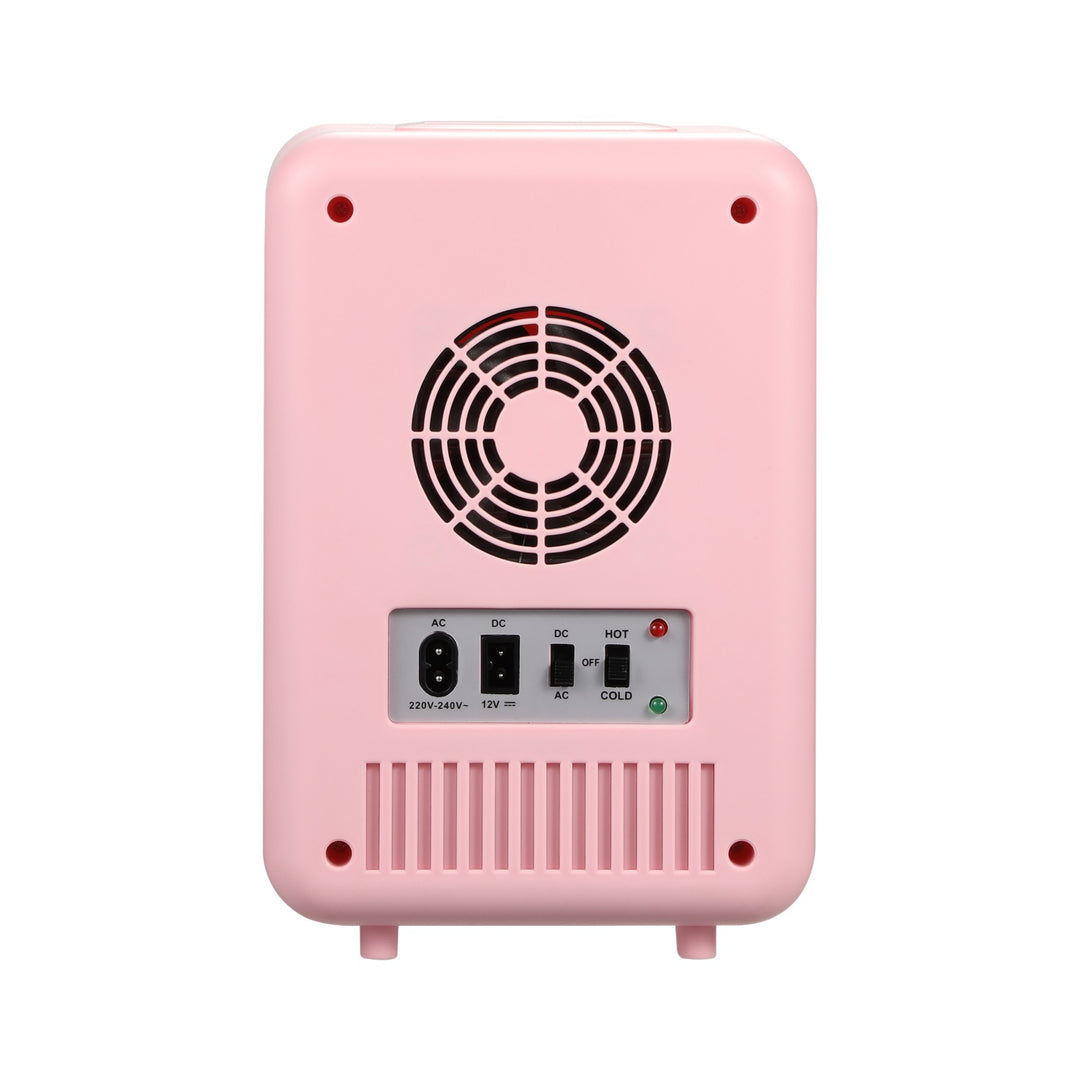 Frigorifero portatile Adler, raffreddamento e riscaldamento, per casa e auto, 4L, rosa, AD 8084