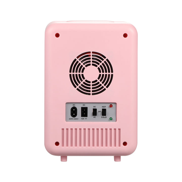 Frigorifero portatile Adler, raffreddamento e riscaldamento, per casa e auto, 4L, rosa, AD 8084
