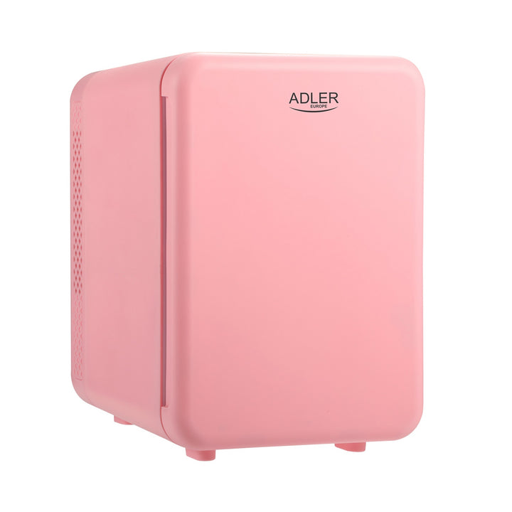 Frigorifero portatile Adler, raffreddamento e riscaldamento, per casa e auto, 4L, rosa, AD 8084