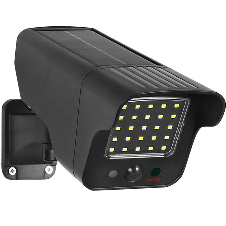 Telecamera dummy SOL1803S solare lampeggiante LED rilevatore di movimento LED illuminazione adesivi gratuiti