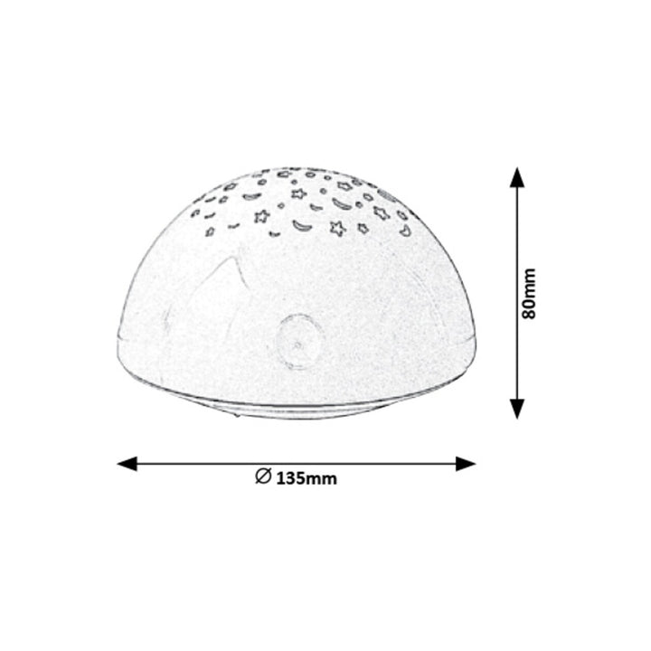 Lampada Rabalux, decorativa, lampada proiettore, 0,5W, Lina