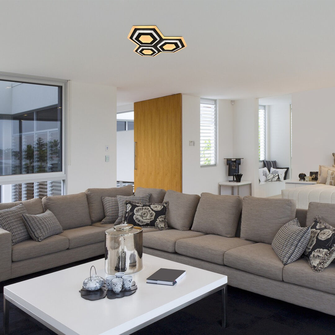 Lampada Rabalux, Lampada do soffitto, 72W, colore caldo e freddo, telecomando, Bitsi