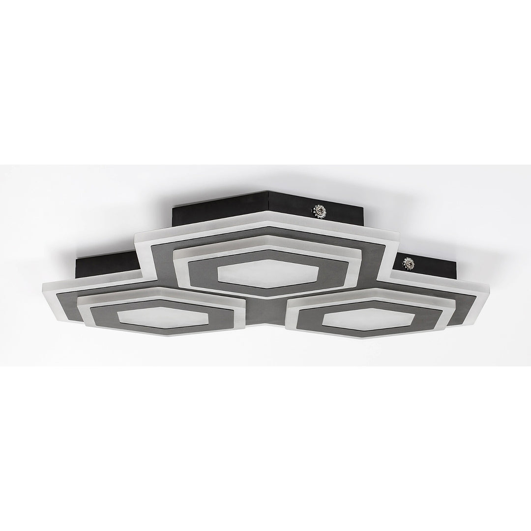 Lampada Rabalux, Lampada do soffitto, 72W, colore caldo e freddo, telecomando, Bitsi