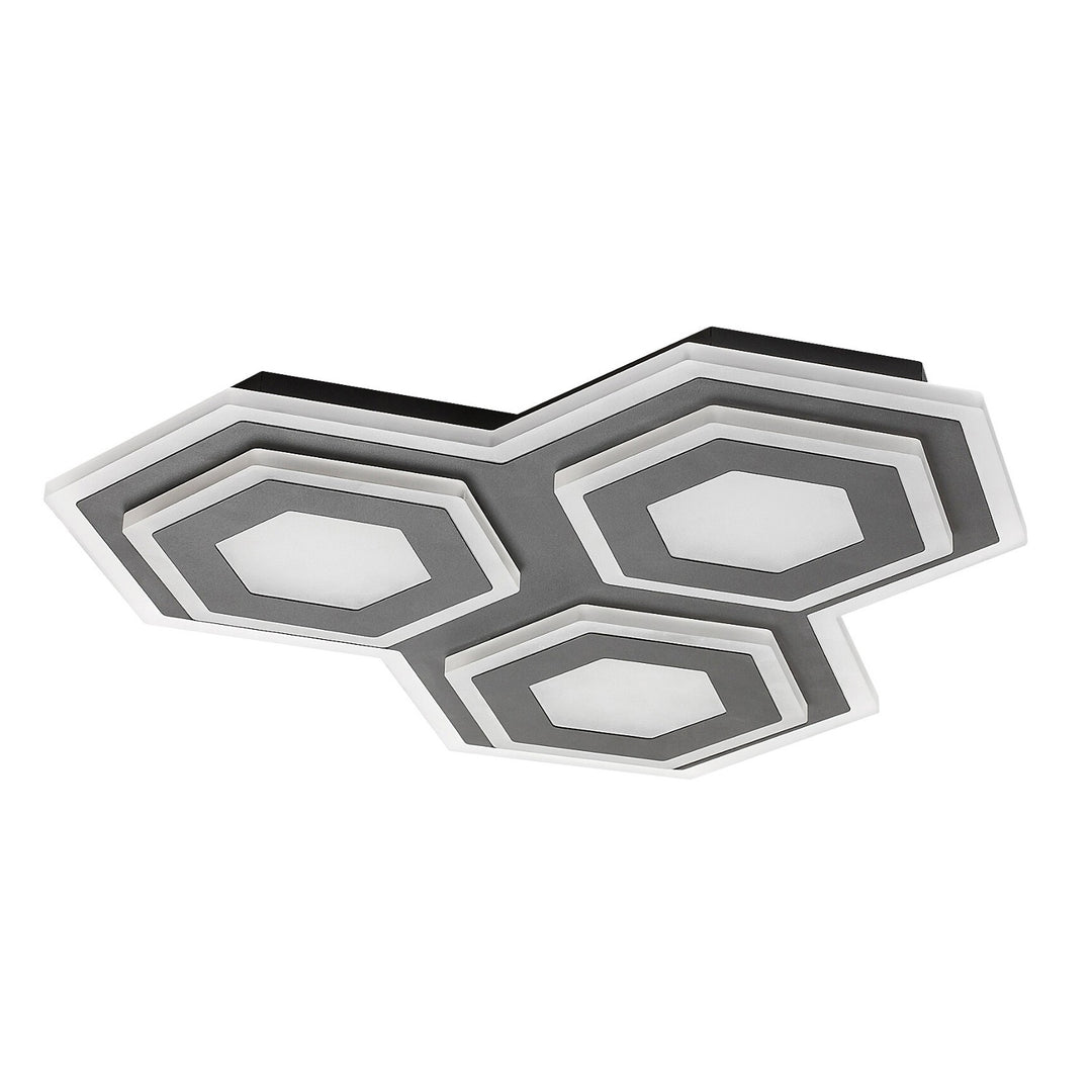 Lampada Rabalux, Lampada do soffitto, 72W, colore caldo e freddo, telecomando, Bitsi
