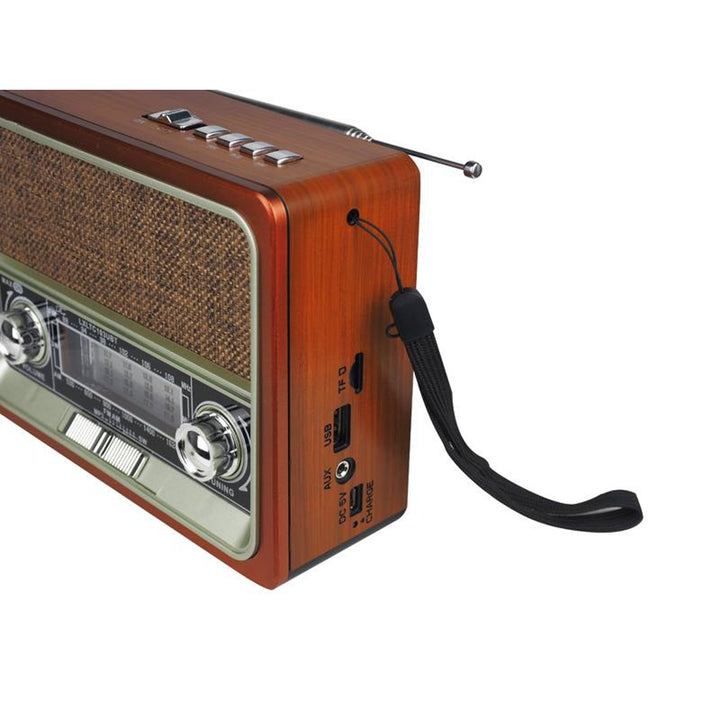Radio portatile LTC NETTA, Bluetooth, FM/AM/SW, USB, pannello solare, LXLTC103UBT