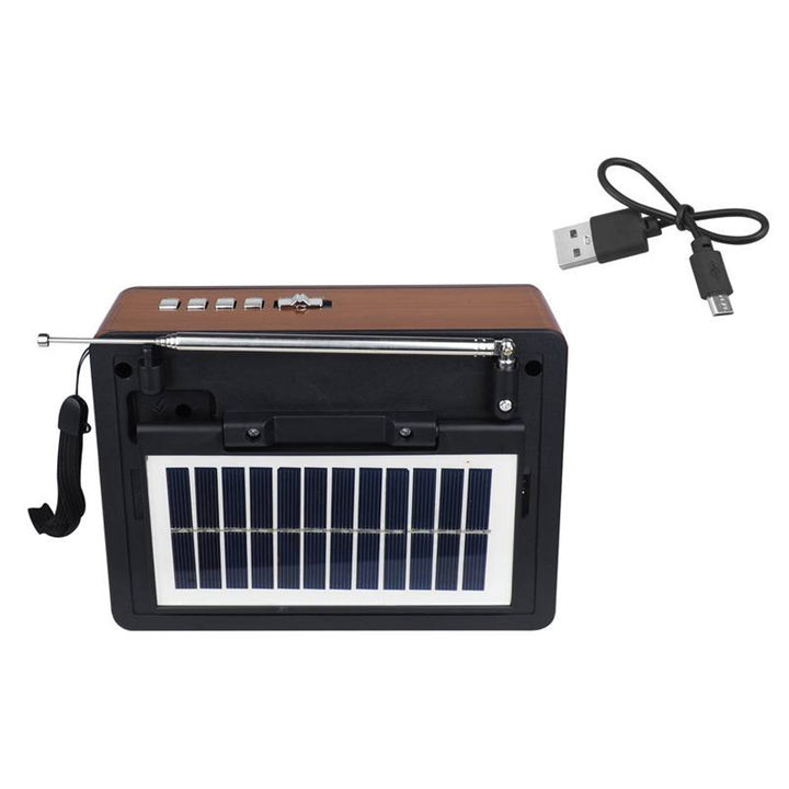 Radio portatile LTC NETTA, Bluetooth, FM/AM/SW, USB, pannello solare, LXLTC103UBT