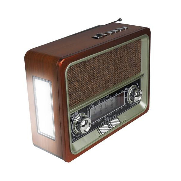 Radio portatile LTC NETTA, Bluetooth, FM/AM/SW, USB, pannello solare, LXLTC103UBT