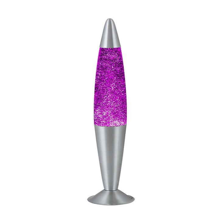 Lampada Rabalux, tipo lava, con glitter, 25W, viola, Lavalamp