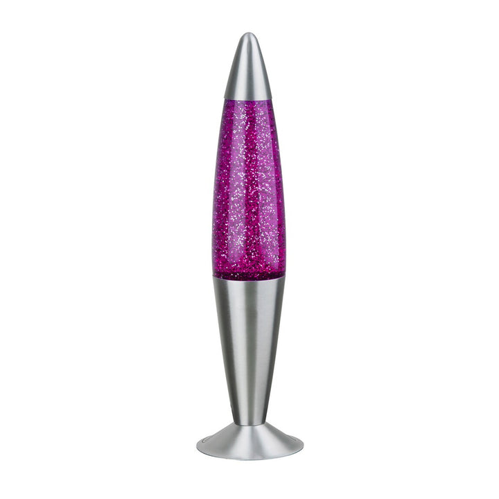 Lampada Rabalux, tipo lava, con glitter, 25W, viola, Lavalamp