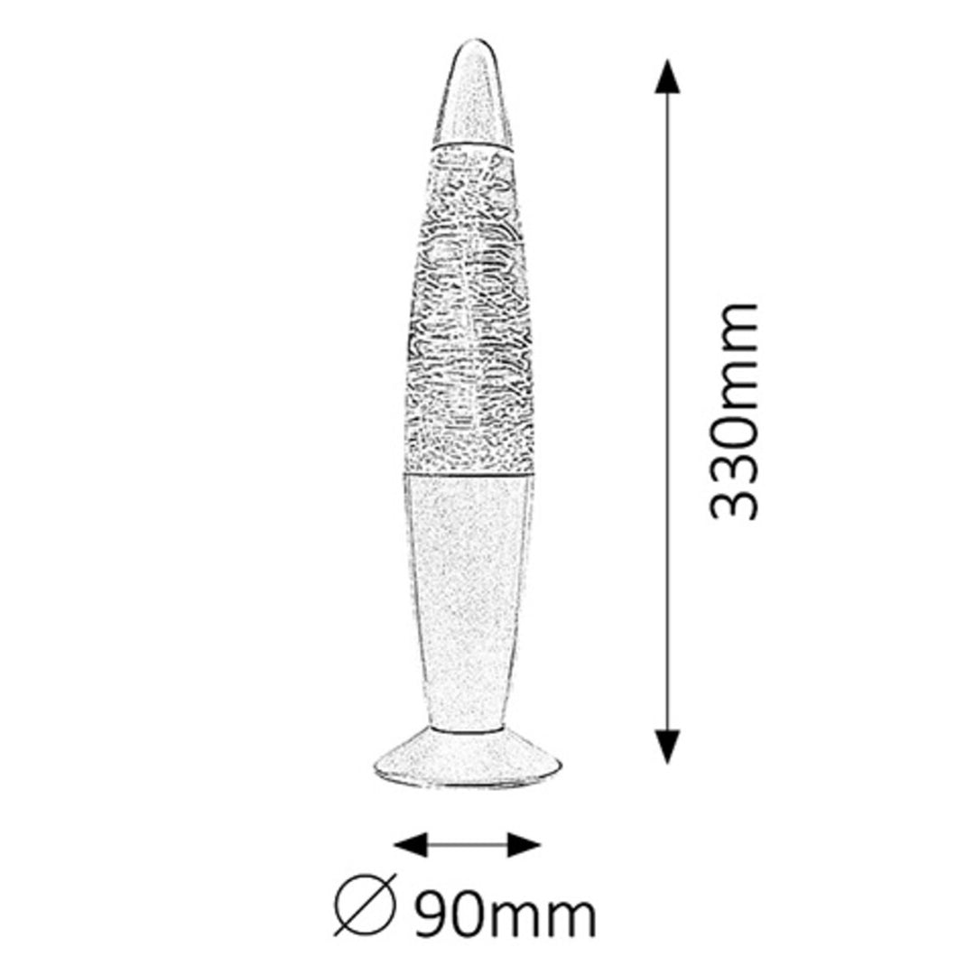 Rabalux Millie tornado lampada decorativa IP20 DC 5V 0,9W argento