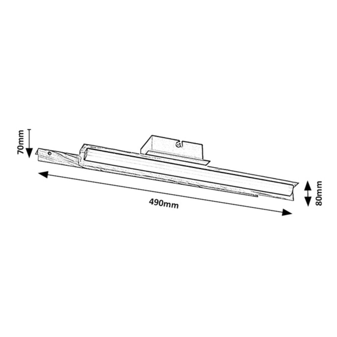 Rabalux, lampada da parete, LED 12W, bianco caldo, Remiel