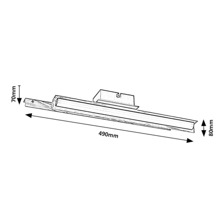 Rabalux, lampada da parete, LED 12W, bianco caldo, Remiel