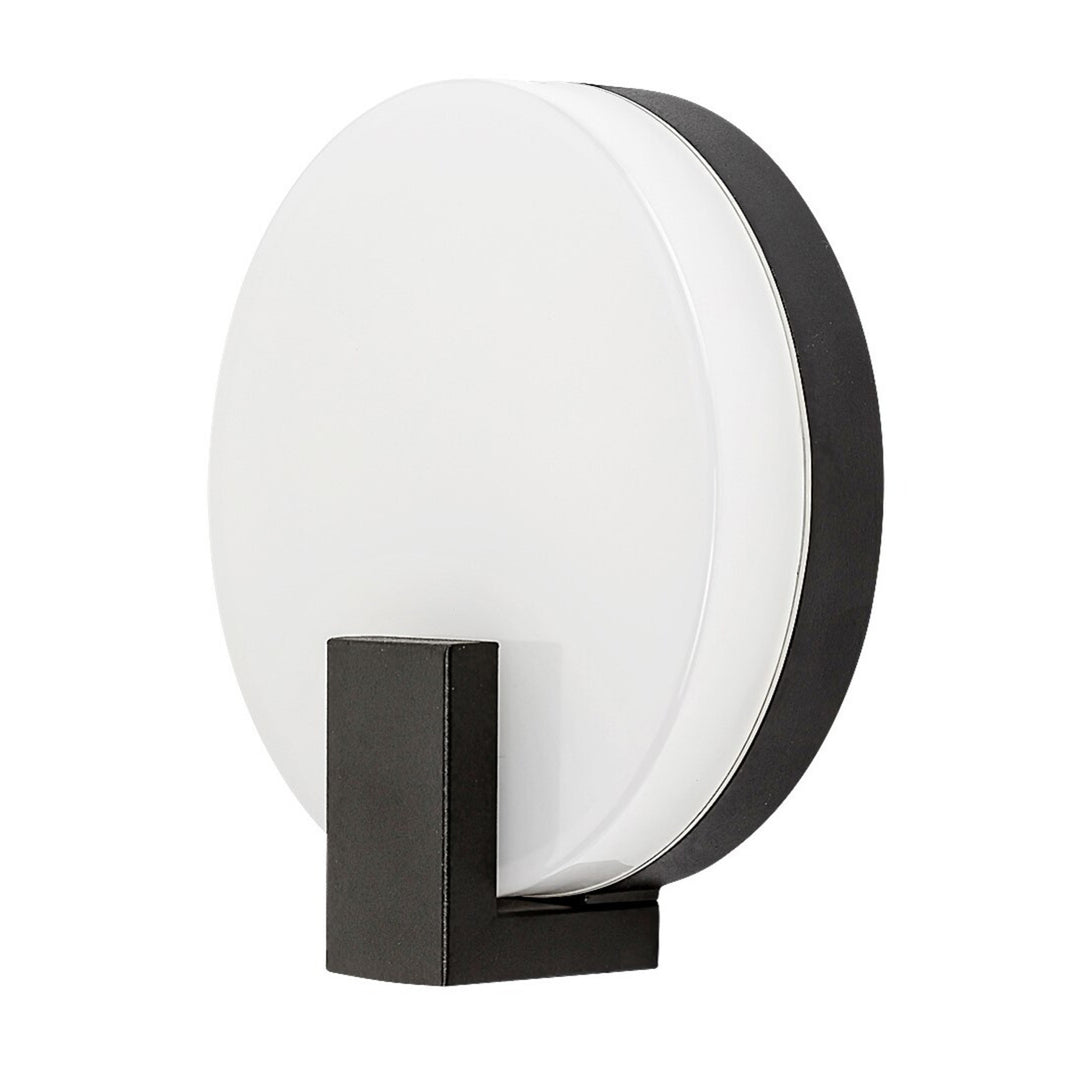 Rabalux lampada da parete, per esterni, circolare, IP44, 10W, nero, Cipro