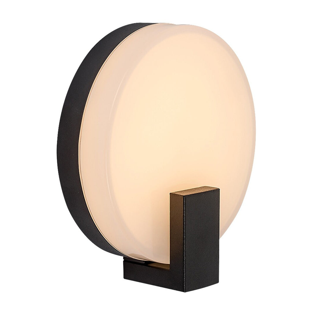 Rabalux lampada da parete, per esterni, circolare, IP44, 10W, nero, Cipro