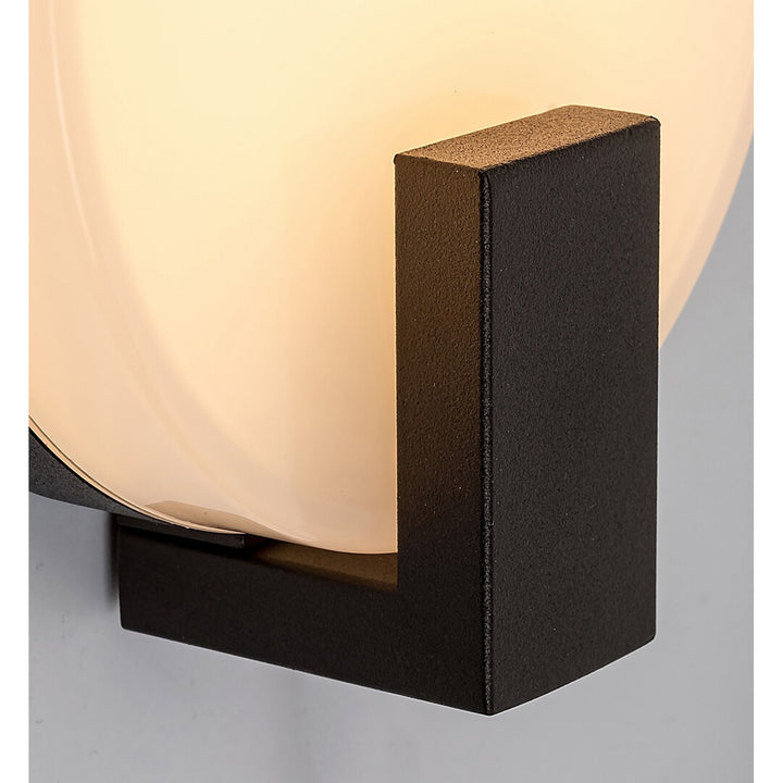 Rabalux lampada da parete, per esterni, circolare, IP44, 10W, nero, Cipro